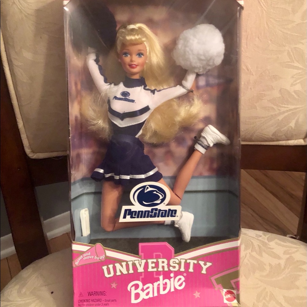 NIB 1996 Penn State Cheerleader Barbie Doll